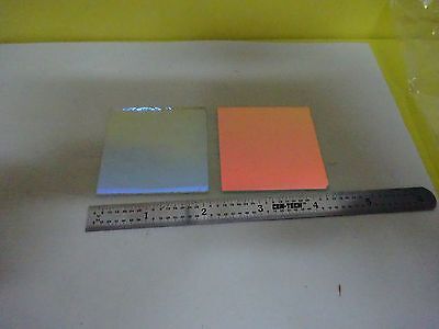 OPTICAL FILTERS HOT / COLD BALZERS GERMANY LASER OPTICS AS IS BIN#P8-32