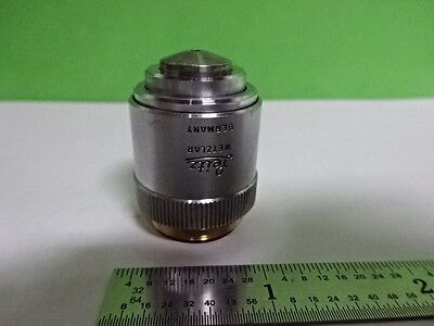 MICROSCOPE PART LEITZ GERMANY OBJECTIVE NPL 50X P POL POLARIZER OPTICS #4-DT-A-9