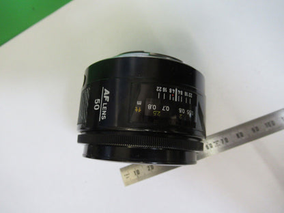 CAMERA LENS OPTICS MINOLTA 50mm F1:1.7 MAXXUM AS PICTURED R2-A-108