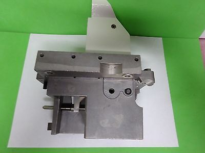 MICROSCOPE PART DMR DMRM LEICA GERMANY LARGE STAGE HOLDER BIN#8X-L-01