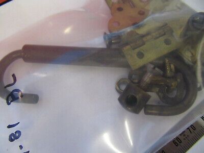 ANTIQUE BAUSCH LOMB SET LOCK HINGES HANDLES MICROSCOPE PART AS PICTURED &8Z-A-81