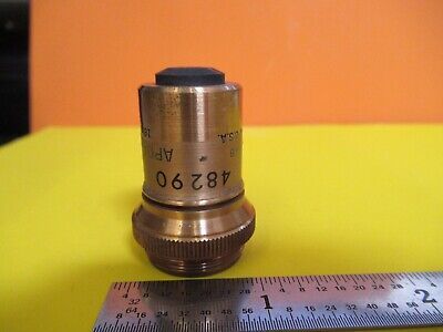 ANTIQUE BAUSCH LOMB BRASS OBJECTIVE 10X APO MICROSCOPE PART AS PICTURED FT-6-172