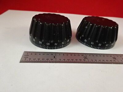 MICROSCOPE PART LEICA DMRB GERMANY PLASTIC KNOBS AS IS B#U1-C-03