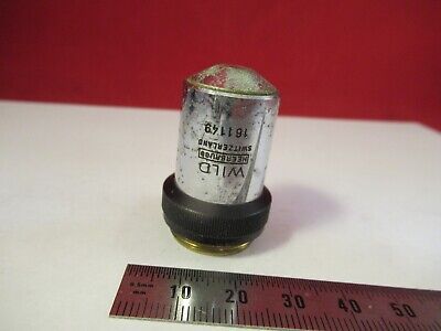 FOR PARTS WILD SWISS 10X OBJECTIVE MICROSCOPE PART OPTICS AS PICTURED &9-A-90