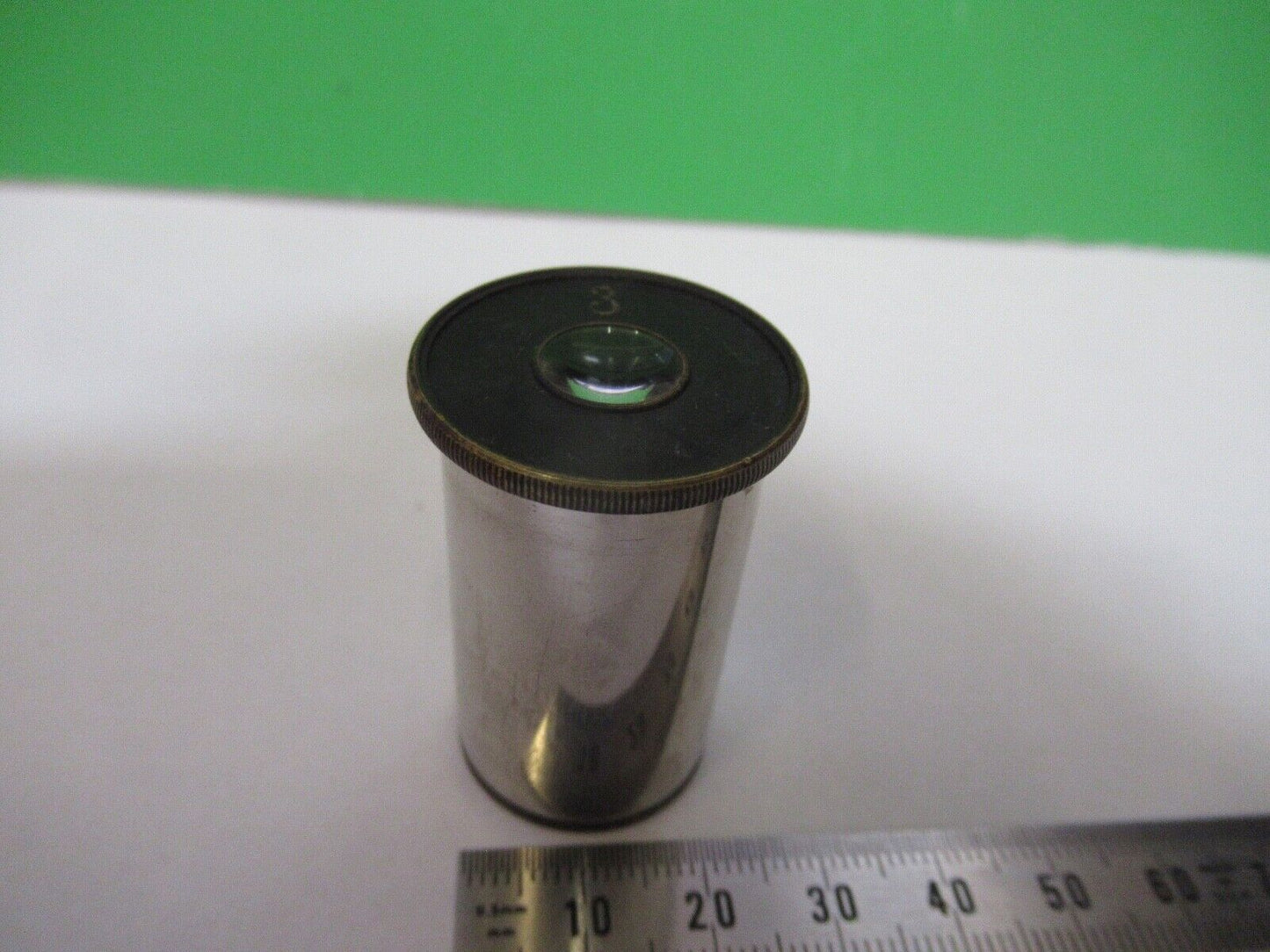 ANTIQUE HENRY CROUCH UK EYEPIECE OCULAR OPTICS LENS MICROSCOPE PART z1-b-05