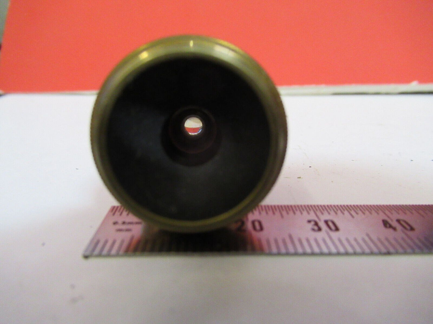 ANTIQUE  BAUSCH LOMB LENS 97X  OBJECTIVE MICROSCOPE PART AS PICTURED #R3-C-61