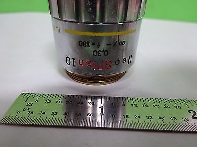 MIKROSKOPTEIL OBJEKTIV OLYMPUS NEOPLAN 10X DIC JAPAN OPTICS AS IS BIN#Y3-H-05