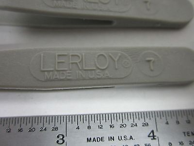 LOT 2 EA LERLOY PLASTIC FINE TWEEZERS FOR LAB OR OPTICS AS IS BIN#L4-26