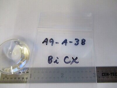 OPTICAL BI CONVEX ILLUMINATOR LENS OPTICS AS PICTURED &A9-A-38