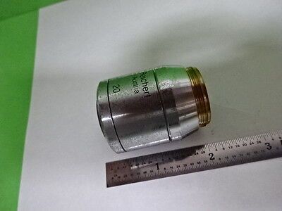 MICROSCOPE PART REICHERT POLYVAR OBJECTIVE LWD FLUOR 20X OPTICS AS IS #AI-20