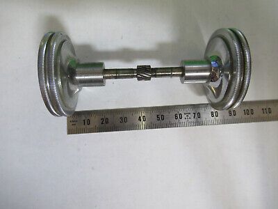 SPENCER AO ANTIQUE STAGE KNOBS MICROSCOPE PART AS PICTURED &3-C-24