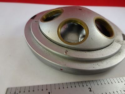 FOR PARTS MICROSCOPE NOSEPIECE TURRET NIKON JAPAN AS IS  BIN#L3-E-14