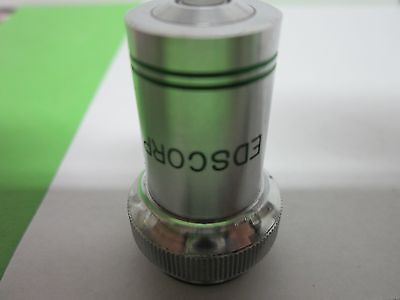 OPTICAL MICROSCOPE PART OBJECTIVE EDSCORP 20X  JAPAN OPTICS BIN#A1-D-1