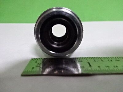 MICROSCOPE PART OBJECTIVE LEITZ WETZLAR GERMANY 3.5X OPTICS AS IS B#4-DT-A-4