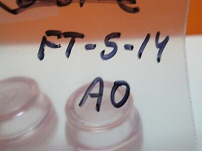 LOT 3 EA PLASTIC AO EMPTY CANS AMERICAN OPTICS MICROSCOPE AS PICTURED &FT-5-14