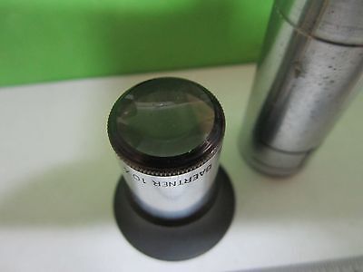 GAERTNER 10X EYEPIECE + TUBUS MICROSCOPE OPTICS AS IS BIN#T5-35