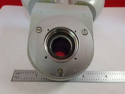 MICROSCOPE PART ZEISS GERMANY HEAD OPTICS  AS IS BIN#E2-A-10