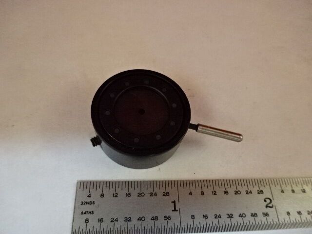 MICROSCOPE PART IRIS DIAPHRAGM ASSEMBLY UNKNOWN MAKER OPTICS AS IS #IL6-41