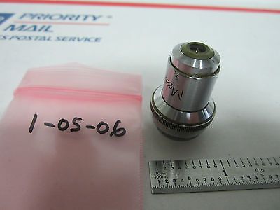 MICROSCOPE PART OBJECTIVE BLEEKER ZEIST M20 AS IS #1-05-06  BIN#1