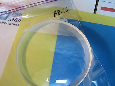 OPTICAL CONCAVE CONVEX LENS 6" DIAMETER THICK LASER OPTICS BK7 GLASS BIN#A8-16