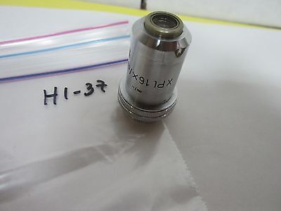 LEITZ WETZLAR GERMANY X PL 16X INFINITY OBJECTIVE MICROSCOPE OPTICS BIN#H1-37