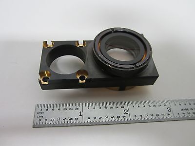 MICROSCOPE PART LEITZ GERMANY LENS MOUNTED IN BRASS DMR OPTICS BIN#E5-P-9