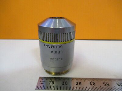 LEICA DMR GERMANY FLUOR 10X OBJECTIVE 506000 MICROSCOPE PART AS PICTURED P6-A-87