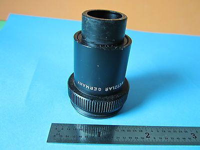 OPTICAL MICROSCOPE PART OBJECTIVE EXPANDER 2:1 LEITZ GERMANY OPTICS BIN#D2-05