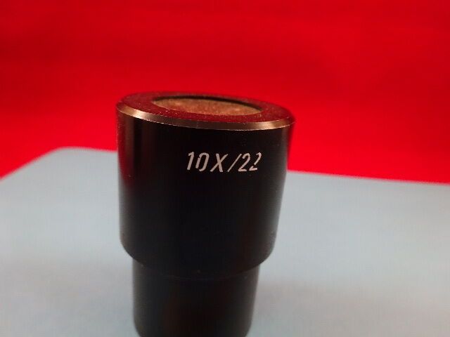 EYEPIECE OCULAR LENS LEICA 13410750 10X/22 OPTICS MICROSCOPE PART AS IS #19-A-40