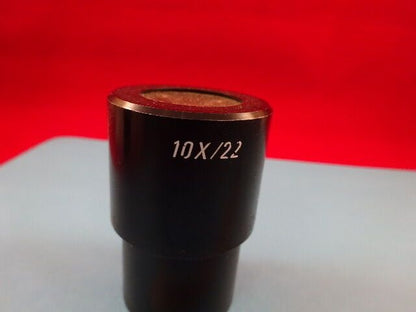 EYEPIECE OCULAR LENS LEICA 13410750 10X/22 OPTICS MICROSCOPE PART AS IS #19-A-40