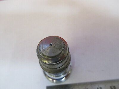 FOR PARTS ERNST LEITZ OBJECTIVE "1/12"  MICROSCOPE PART AS PICTURED &Q3-B-71