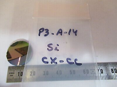 OPTICAL MIL SPEC INFRARED SILICON LENS CX CC LASER OPTICS AS PICTURED P3-A-14