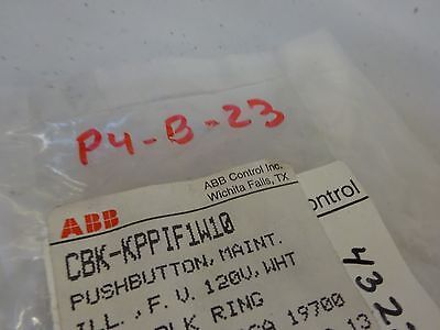 ABB CONTROL CBK-KPPIF1W0 PUSH BUTTON WHITE #P4-B-23