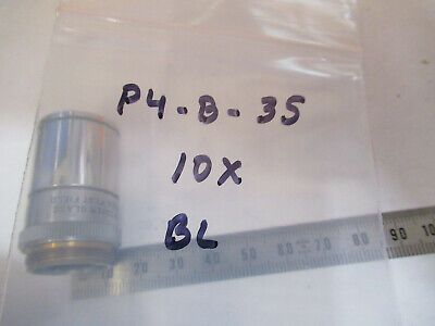 INDUSTRIAL LENS BAUSCH LOMB OBJECTIVE 10X MICROSCOPE PART AS PICTURED #P4-B-35