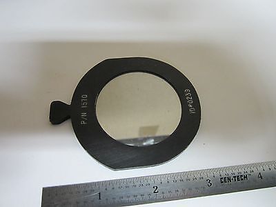 OPTICAL FILTER SLIDE ND 0.6 LASER OPTICS AS IS BIN#G4-12