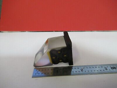 LEITZ GERMANY GLASS PRISM HEAD MICROSCOPE PART OPTICS AS PICTURED #B9-A-41