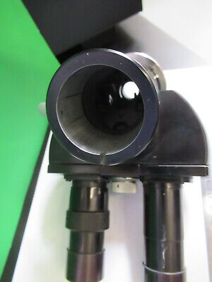 ERNST LEITZ TRINOCULAR HEAD OPTICS MICROSCOPE PART AS PICTURED #R9-A-08