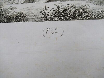 ANTIQUE ETCHING ITALIA ROME CIRCA 1810 GASPARD DUGHET PIETRO PARBONI AS PIC vii