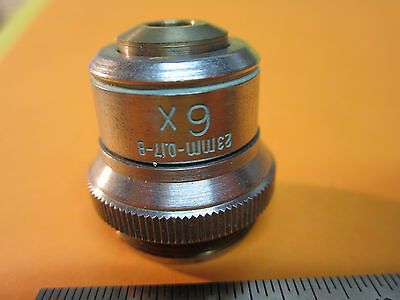 OPTICAL MICROSCOPE OBJECTIVE INFRARED RESEARCH DEVICES 6X OPTICS BIN#B1-88-07