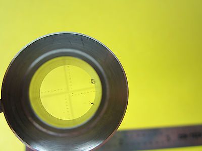 MICROSCOPE REFERENCE RETICLE TARGET OPTICS BIN#D1-67