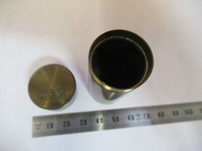 EMPTY BRASS CANISTER OBJECTIVE KREMP WETZLAR MICROSCOPE PART AS PICTURED P4-B-66