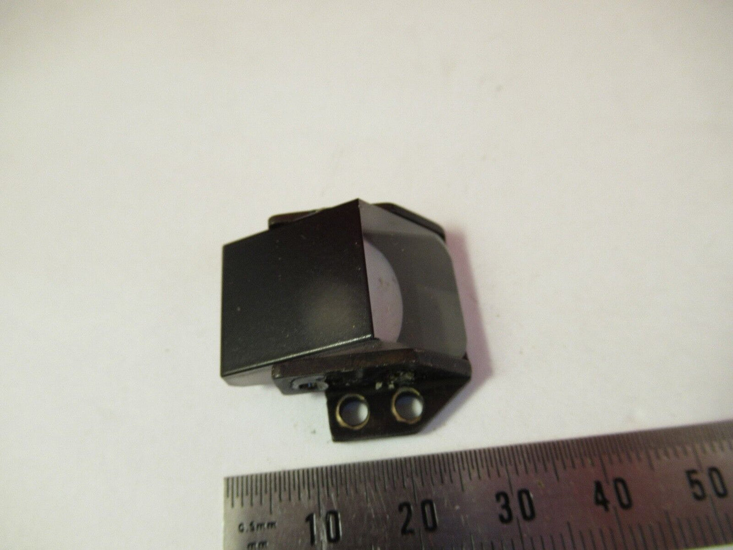 WILD SWISS GLASS PRISM HEAD OPTICS MICROSCOPE PART AS PICTURED &39-A-16