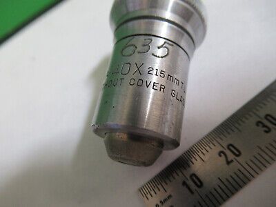 BAUSCH LOMB 40X OBJECTIVE LENS OPTICS MICROSCOPE PART AS PICTURED &R9-A-27