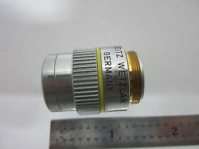 MICROSCOPE PART OBJECTIVE LEITZ NPL 10X GERMANY INFINITY OPTICS AS IS BIN#M3-93