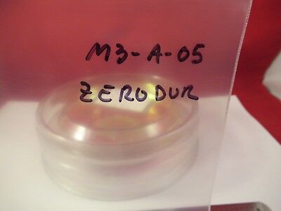 OPTICAL 4" DIA ZERODUR FLAT COATED DICHROIC SPECTRA PHYSICS PRO OPTICS &amp;M3-A-05