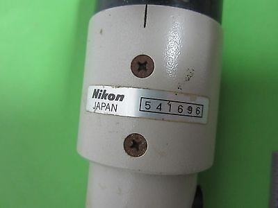 MICROSCOPE PART NIKON JAPAN VERTICAL LAMP ILLUMINATOR OPTICS AS IS BIN#L8-06