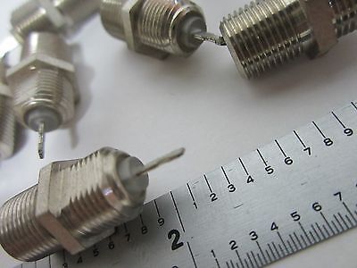 LOT 10 EA RF CABLE CONNECTOR TYPES AS IS BIN#J2-24