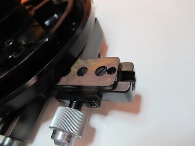 WILD M11 SWISS STAGE TABLE CLIPS BINOCULAR MICROSCOPE PART AS PICTURED &16-C-06