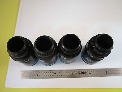 LOT 4 EA EMPTY SHELLS MICROSCOPE OBJECTIVE LEICA PARTS  REPAIR  BIN#C1