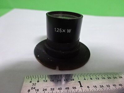 MICROSCOPE PART OBJECTIVE 1.25X POL POLARIZATION OPTICS AS IS B#AC-F-12